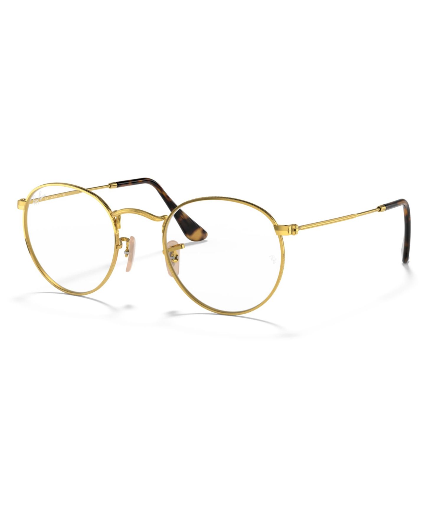 Очки Ray-Ban Unisex Round Metal RB3447V Round Metal Optics Eyeglasses, цвет: Золотой — фото 1