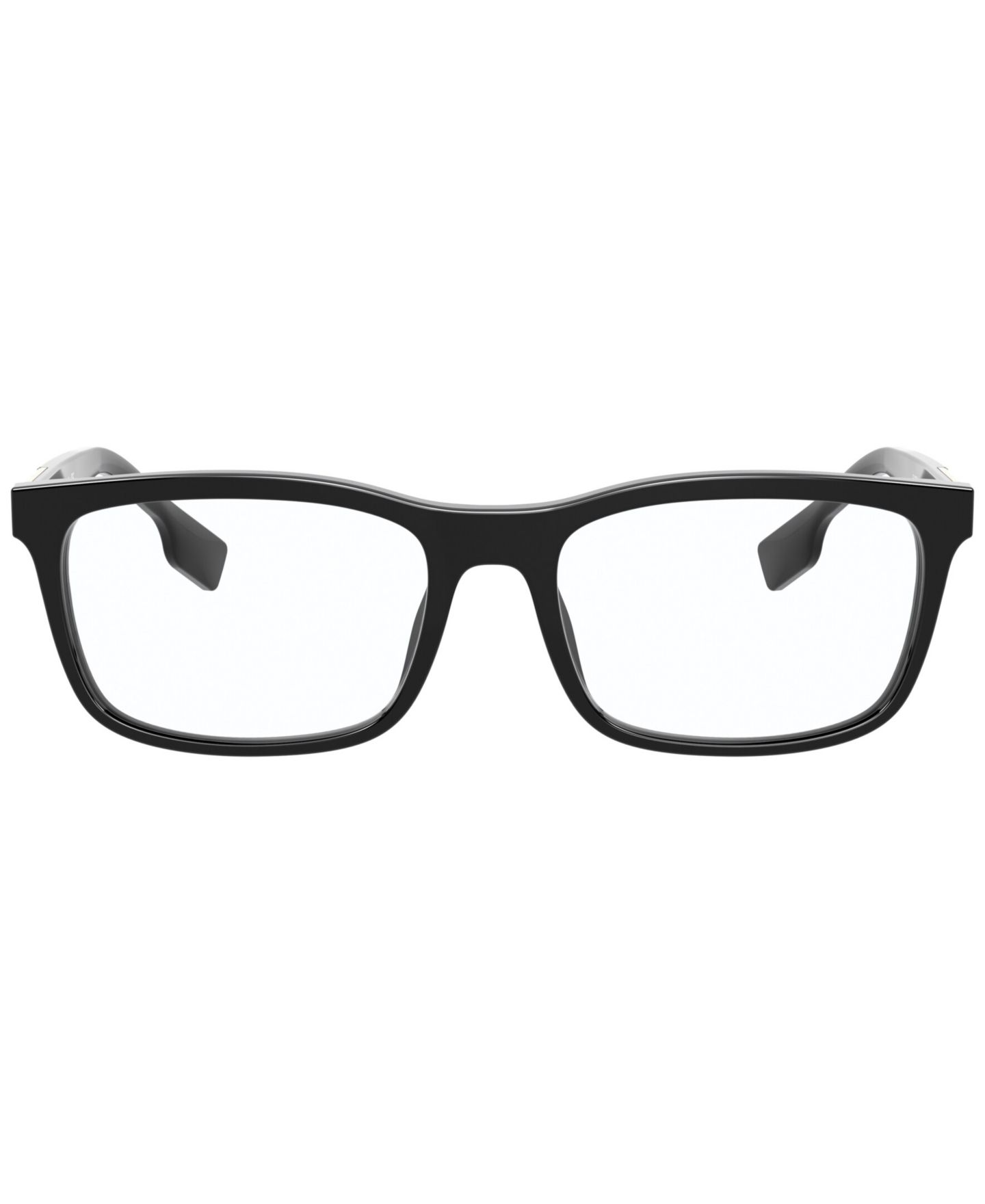 Мужские очки Burberry Man Rectangle Plastic BE2334 Elm Eyeglasses, цвет: Чёрный — фото 2