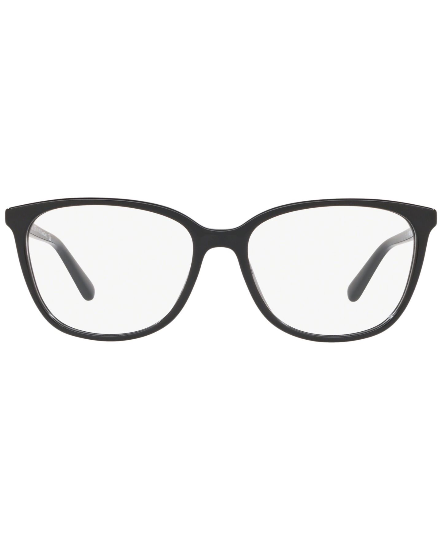 Женские очки Michael Kors Woman Rectangle Plastic MK4067U Santa Clara Eyeglasses, цвет: Чёрный — фото 2
