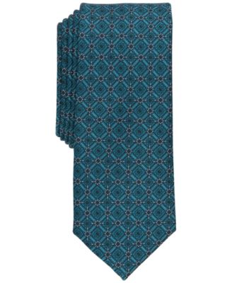 Bar III - Men's Lenox Skinny Medallion Neat Tie