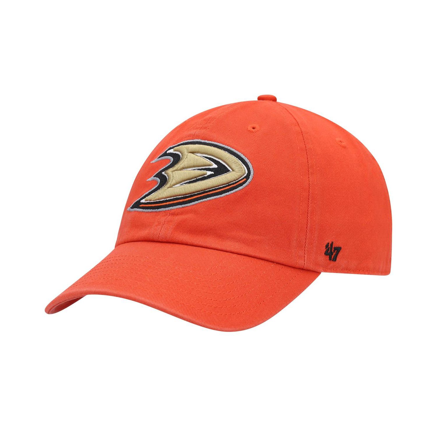 Men's Orange Anaheim Ducks Clean Up Adjustable Hat