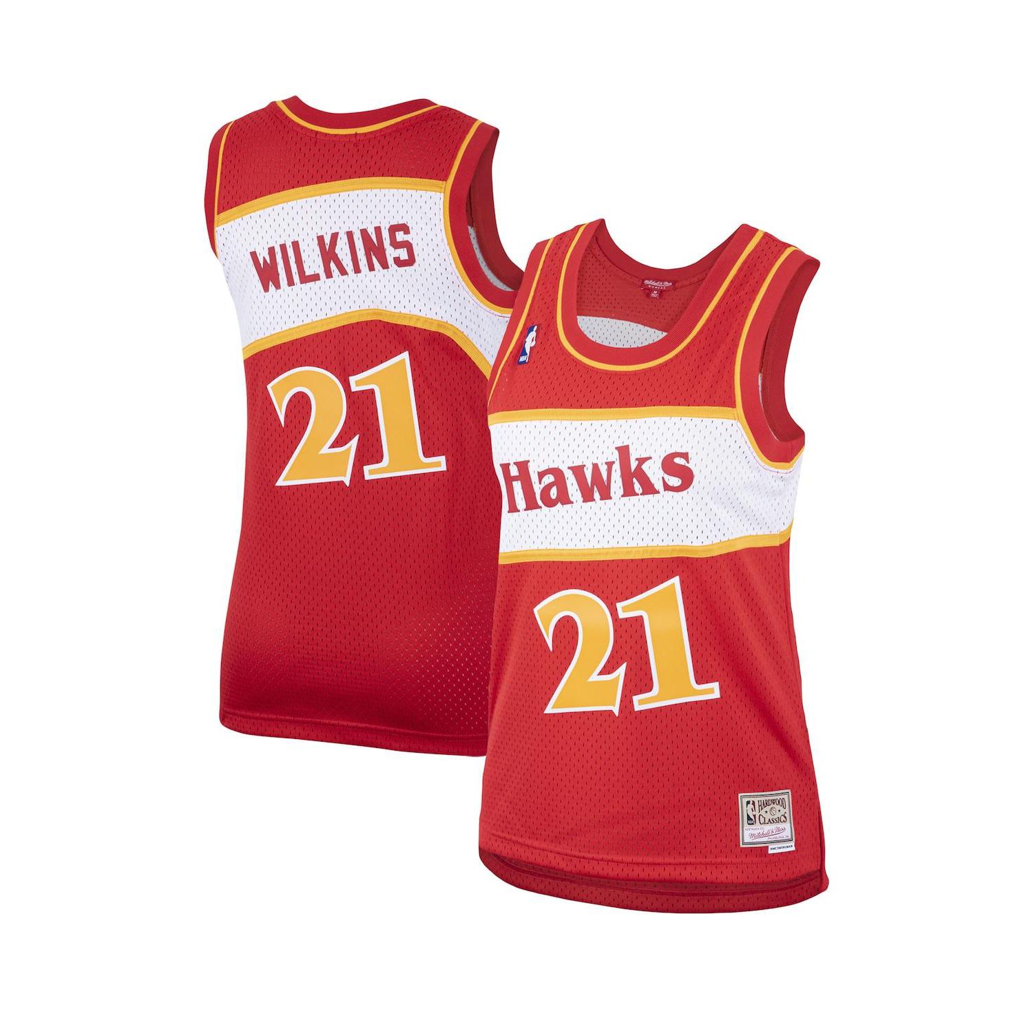 Women's Dominique Wilkins Red Atlanta Hawks Hardwood Classics Swingman Jersey