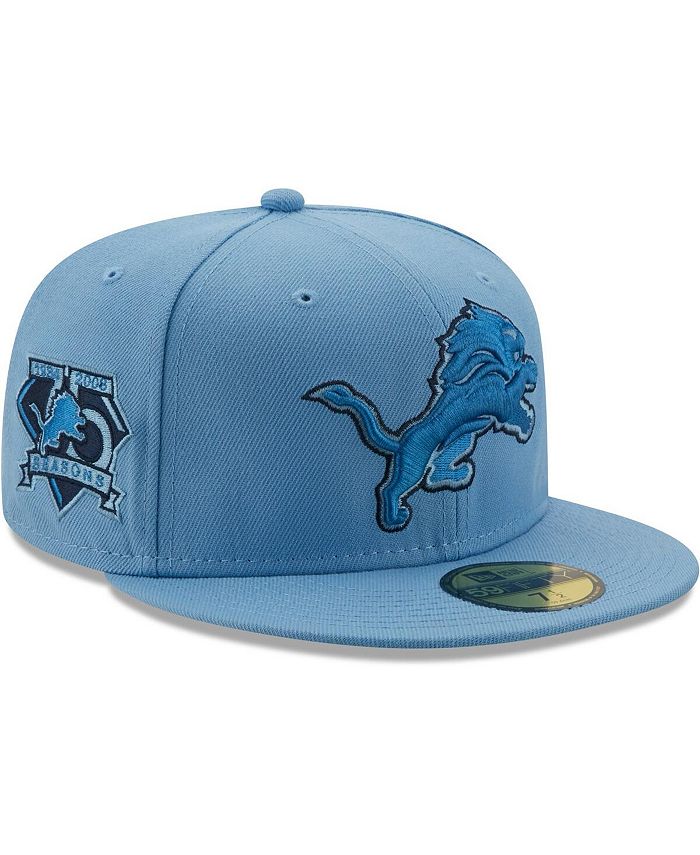 New Era Men's Light Blue Detroit Lions 75 Seasons The Pastels 59FIFTY  Fitted Hat - Macy's