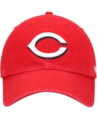 Men's Red Cincinnati Reds Home Clean Up Adjustable Hat