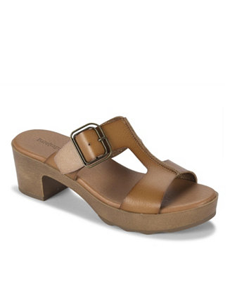 Baretraps Gwenney Block Heel Slide Sandals - Macy's