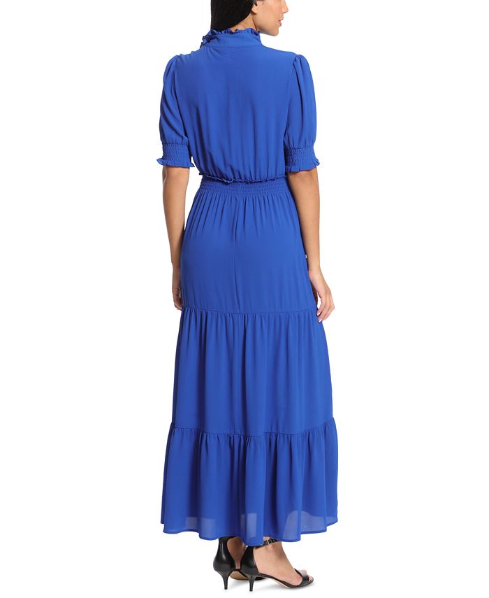 London Times Women's Tiered Maxi Dress - Macy's