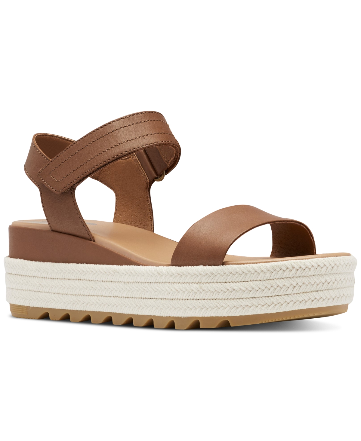 SOREL Cameron Flatform Sandal in Velvet Tan/Chalk at Nordstrom, Size 8