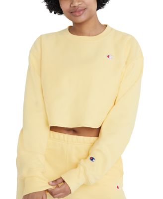 Champion cut off sweatshirt best sale