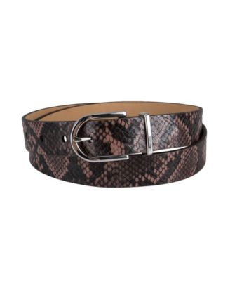 Women's Rounded Buckle Trouser Pant Dress Belt