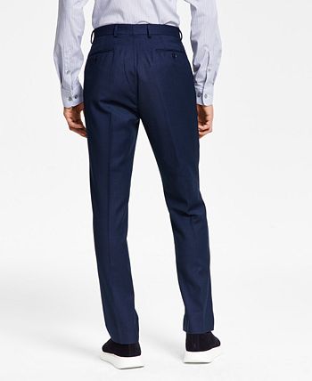 Calvin Klein Men's X-Fit Slim-Fit Stretch Suit Pants & Reviews - Pants ...