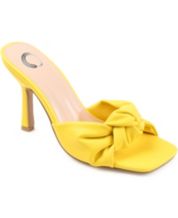 Macys yellow cheap pumps