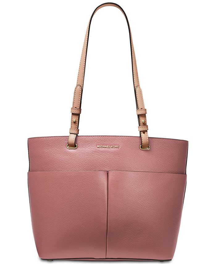 Michael Kors Bedford Pebble Leather Pocket Tote & Reviews - Handbags &  Accessories - Macy's