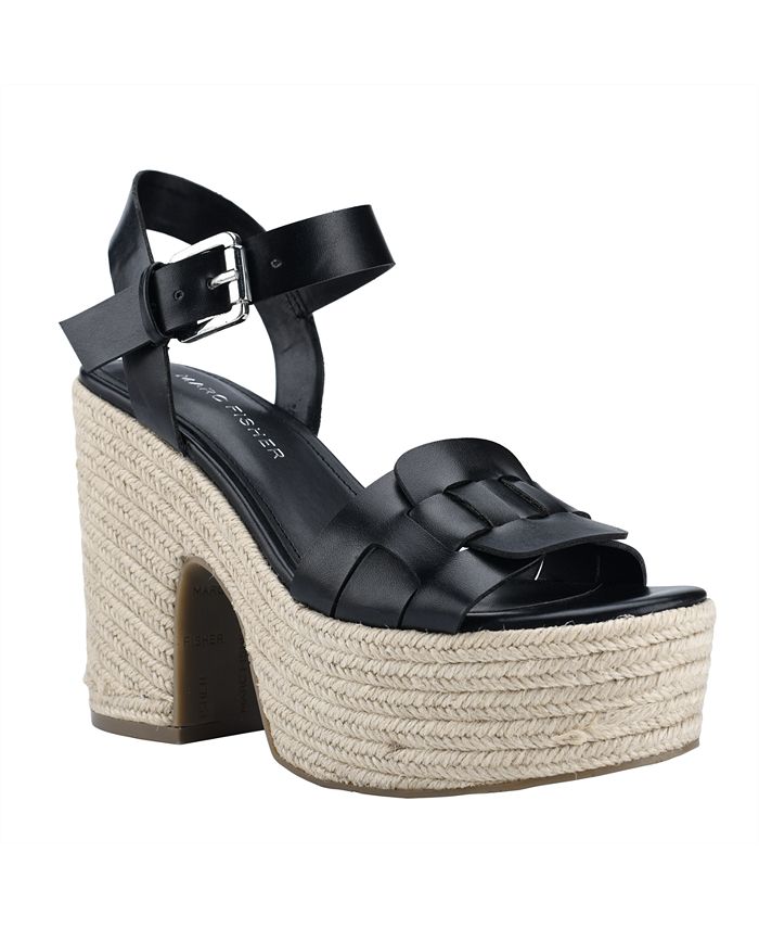 Marc Fisher Women's Viga Platform Espadrille Sandals - Macy's