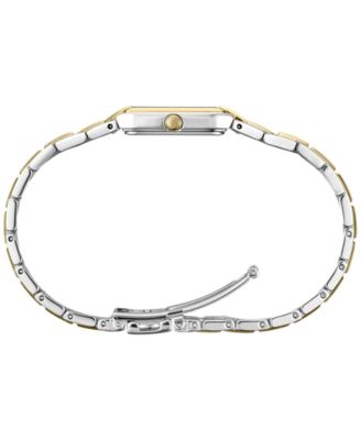 Women's Essentials Two Tone Stainless Steel Bracelet Watch 15mm