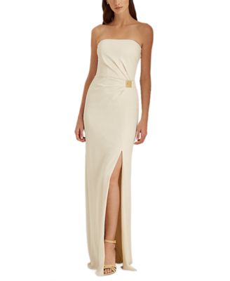 lauren ralph lauren georgette sleeveless gown