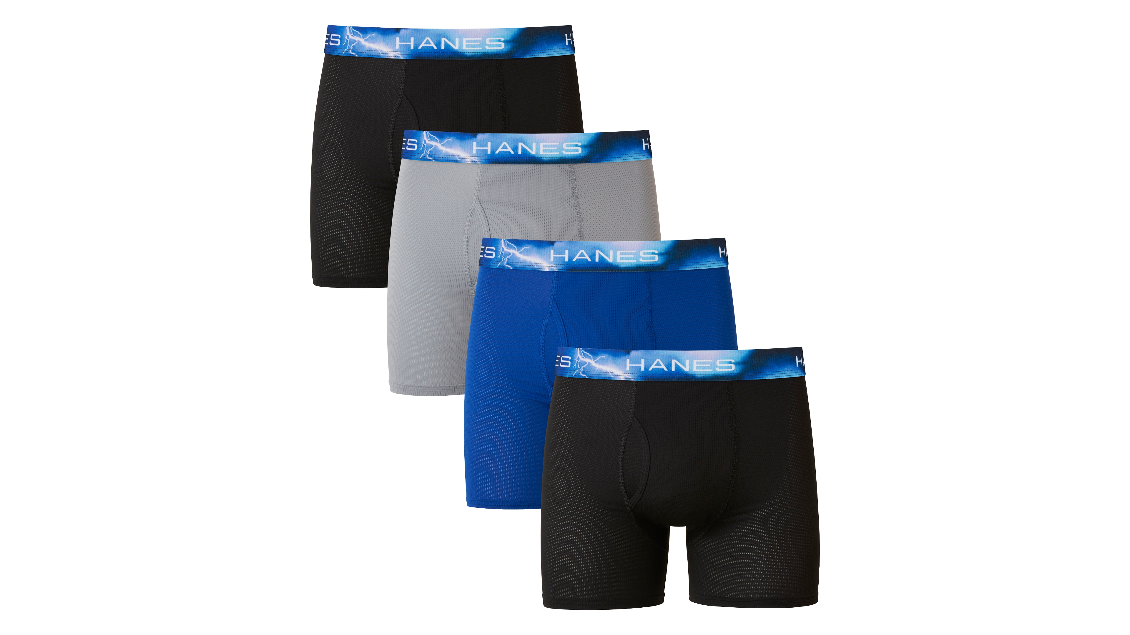 Hanes Men's Classics Ultimate X-Temp 4-Pk. Moisture-Wicking Mesh Boxer Briefs