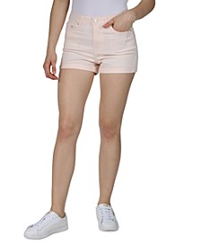 Juniors' Pink Jean Shorts