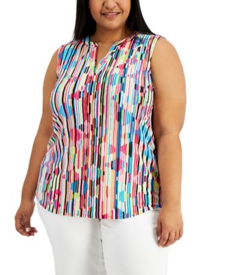 anne klein plus size tops