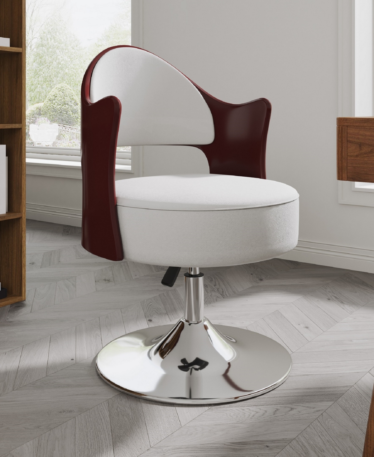 Bopper Adjustable Height Swivel Accent Chair