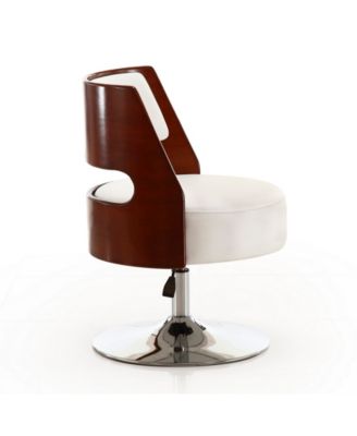 Salon Adjustable Height Swivel Accent Chair