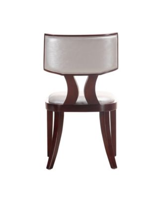 Pulitzer 2-Piece Leatherette Upholstered Dining Chair Set