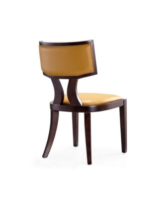 Pulitzer 2-Piece Leatherette Upholstered Dining Chair Set
