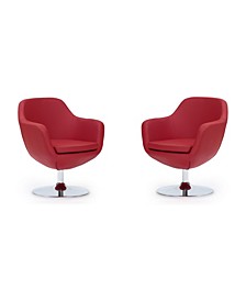 Caisson Swivel Accent Chair, Set of 2