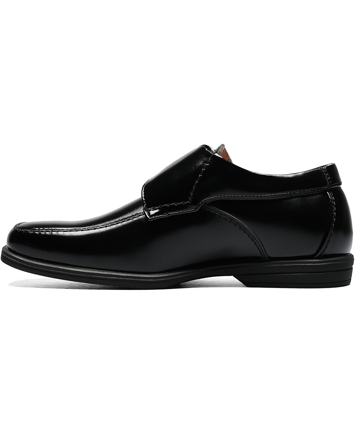Florsheim Little Boys Reveal Jr. Moc Toe Monk Strap Oxford Shoes