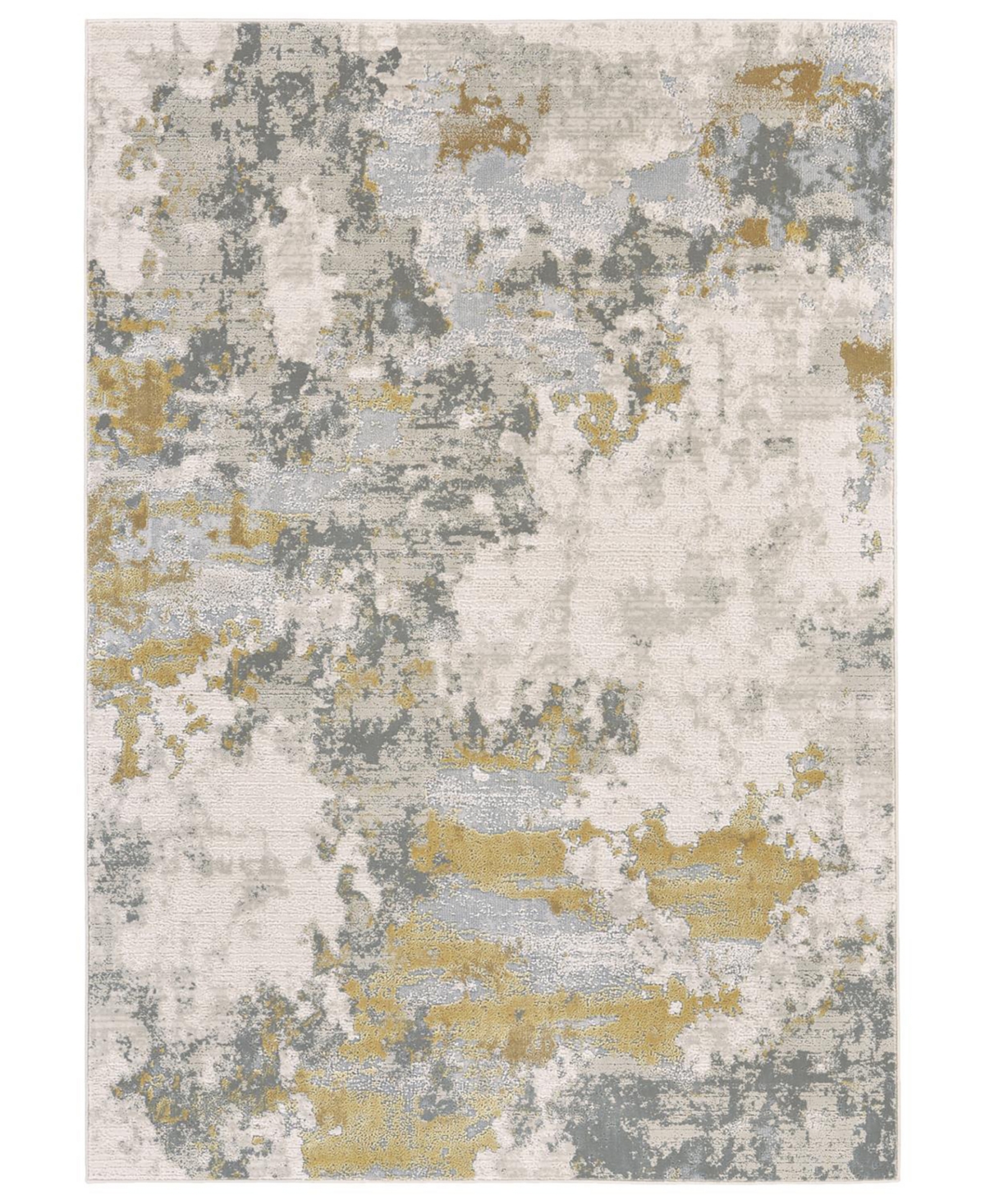 Simply Woven Waldor R3970 8' X 11' Area Rug In Ivory,gold-tone