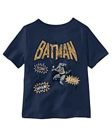 Toddler Boys Pow Wham Short Sleeves Graphic T-shirt