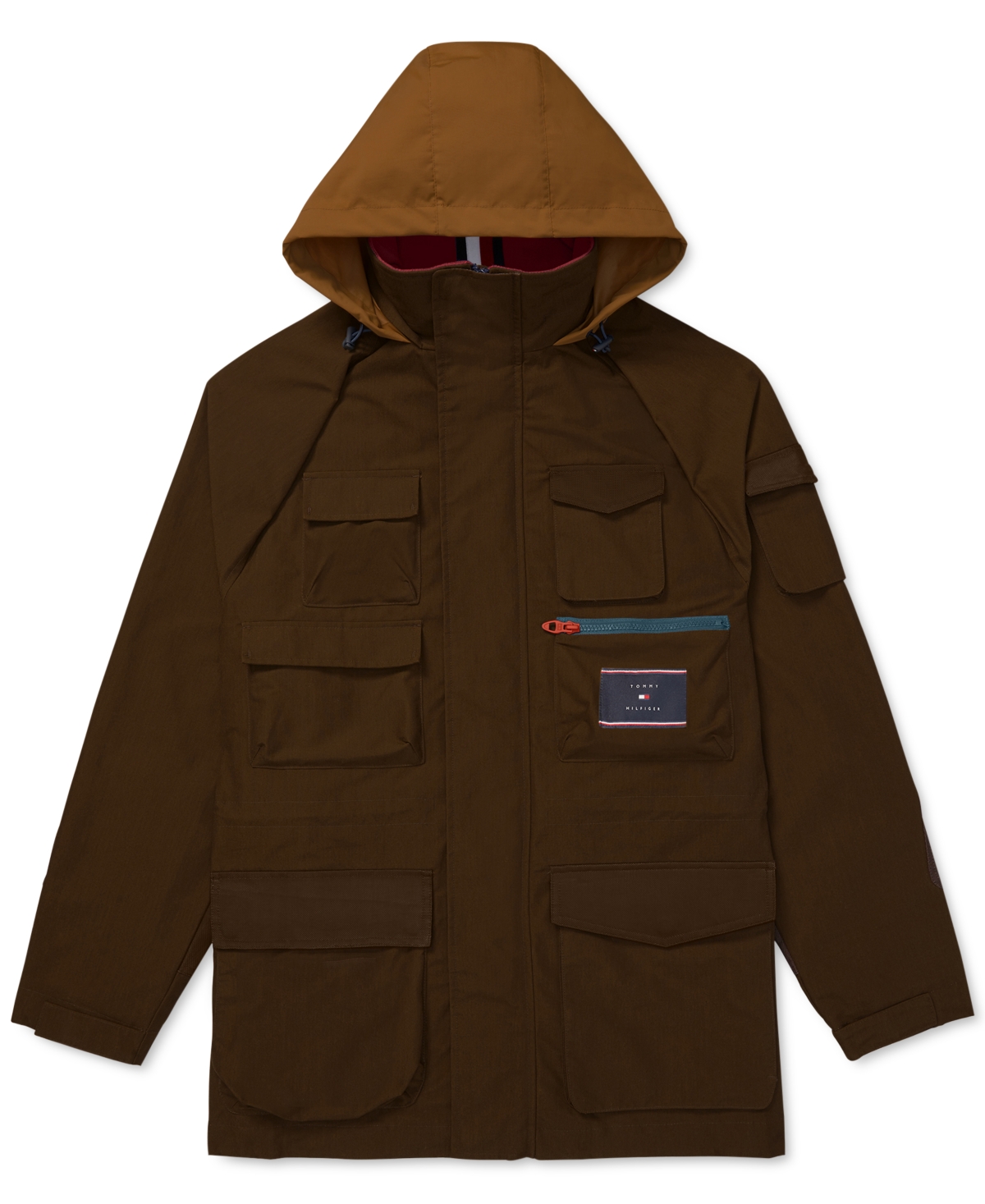 Tommy Hilfiger Adaptive Men s Utility Jacket In Desert Palm ModeSens