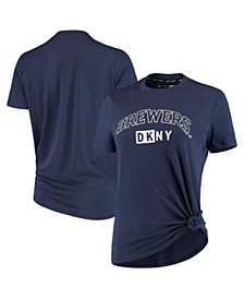 Women's Navy Milwaukee Brewers The Abbigail T-shirt