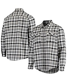 Men's Gray Colorado Rockies Instinct Flannel Button-Up Shirt