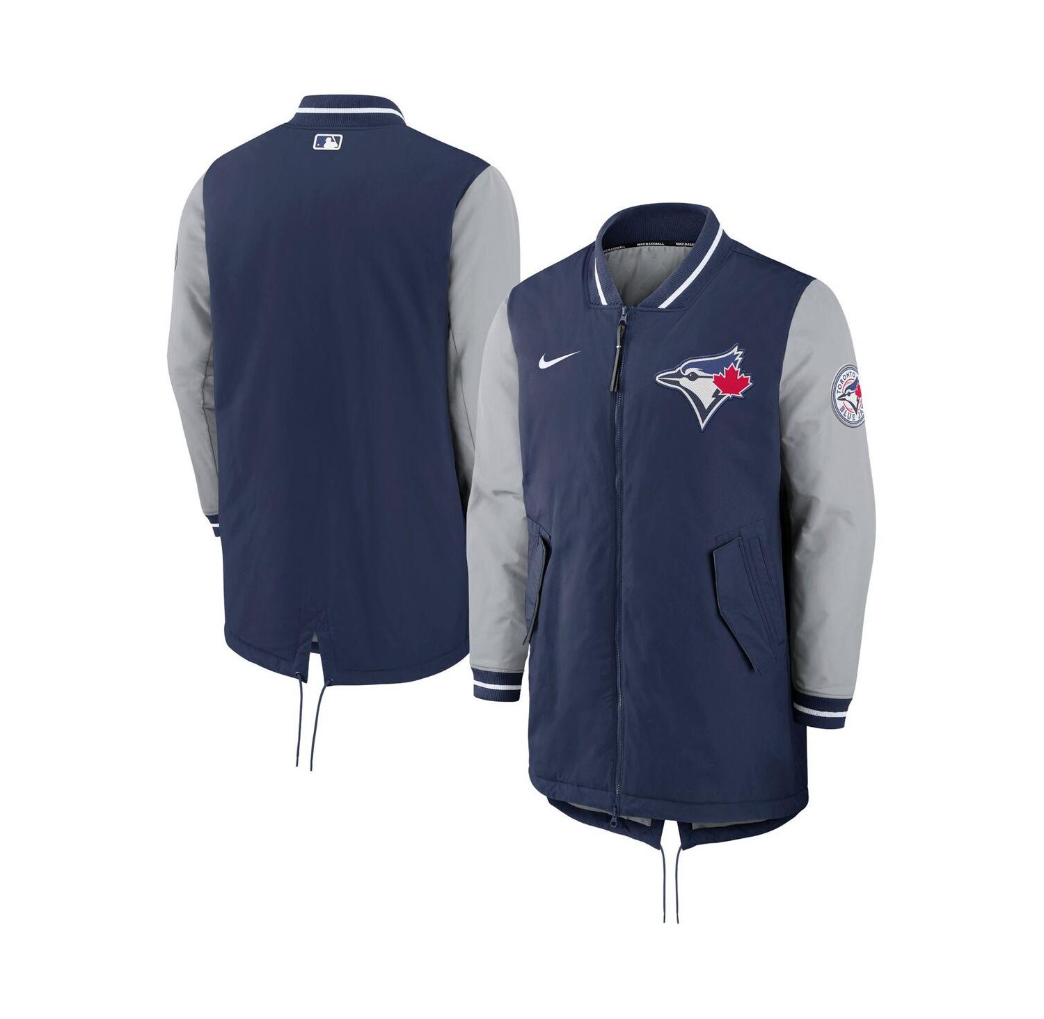 Men's Navy Toronto Blue Jays Dugout Performance Full-Zip Jacket
