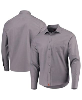 UNTUCKit Men's Gray San Francisco Giants Button-Up Long Sleeve Shirt