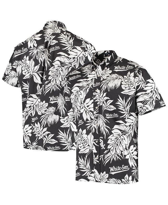 Reyn Spooner Men's Black Chicago White Sox Aloha Button-Down Shirt
