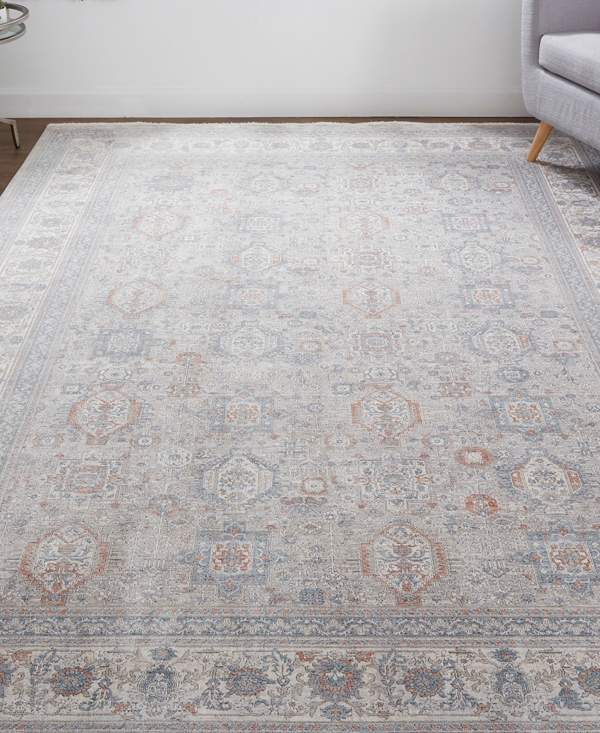 Feizy Marquette R3761 Area Rug - Blue