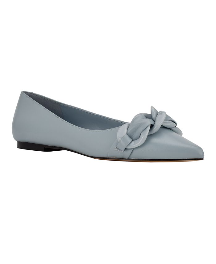 Calvin Klein Women's Beeta Pointy Toe Chain Detail Flats & Reviews - Flats  & Loafers - Shoes - Macy's