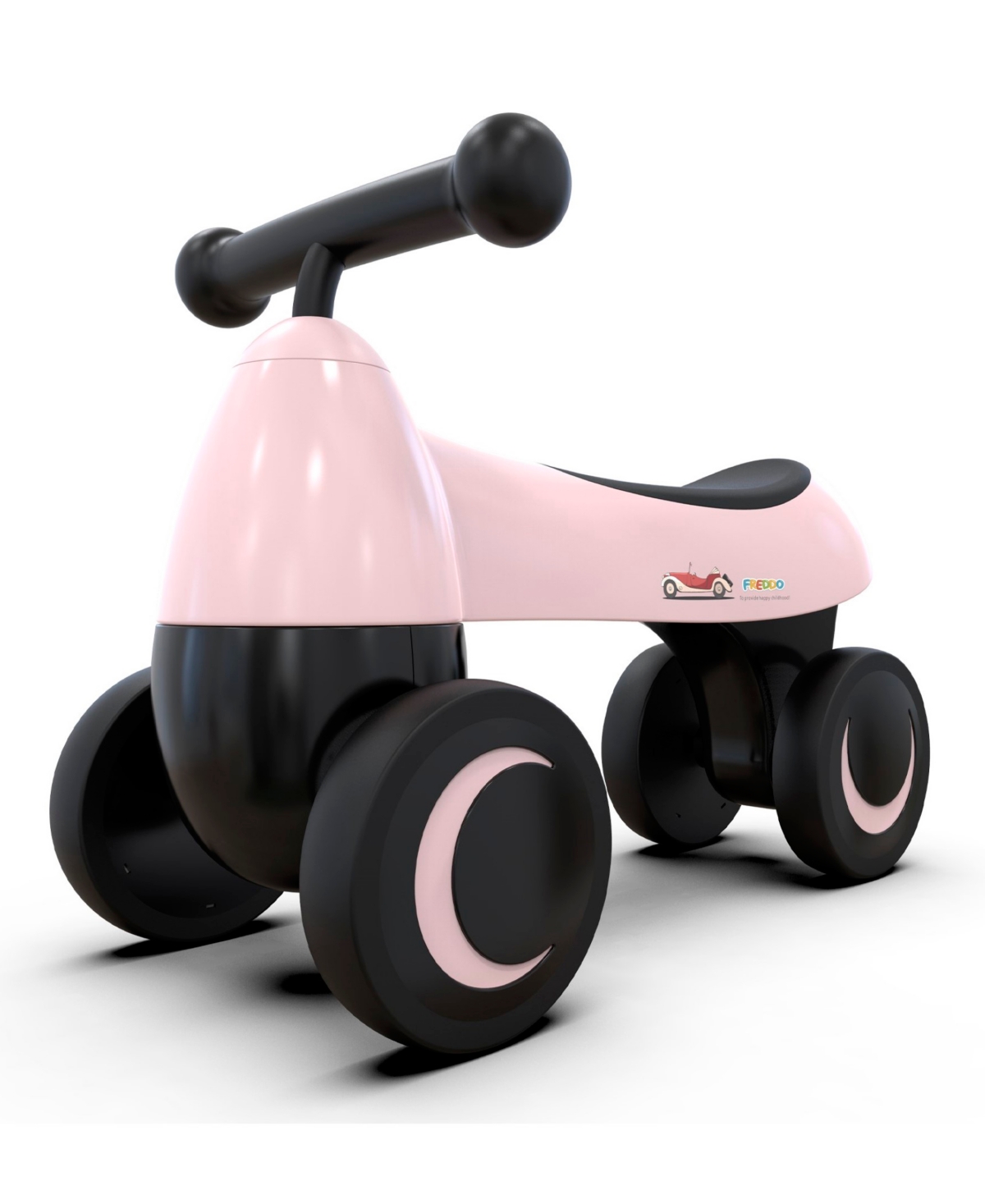 Freddo Toys 4 Wheels Balance Bike In Pink