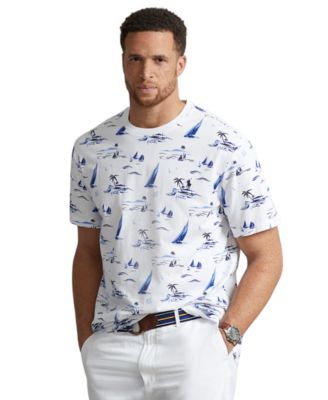 Polo Ralph Lauren - Men's Big & Tall Nautical-Print Jersey T-Shirt