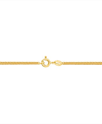 14k Yellow Gold Foxtail Chain Necklace 001-430-00072