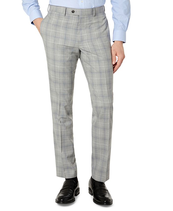 Tallia Men's Slim-Fit Wool Suit Pants - Macy's