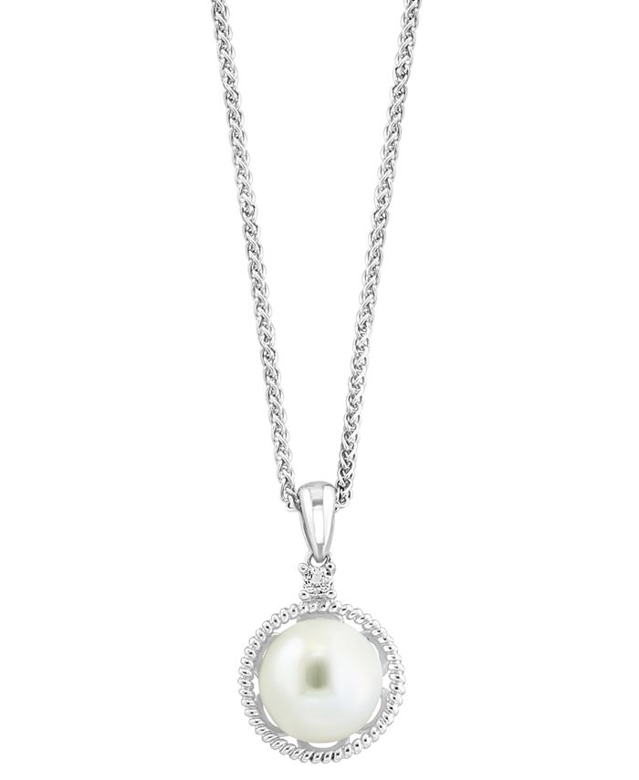 EFFY Collection EFFY® Cultured Freshwater Pearl (10mm) Bead Frame 18 ...