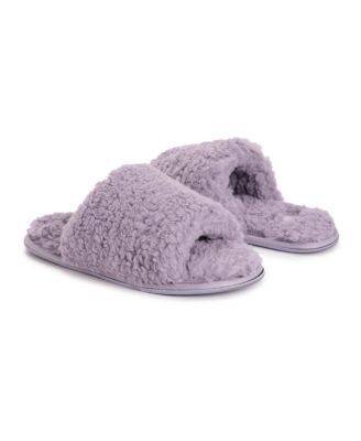 muk luks purple slippers