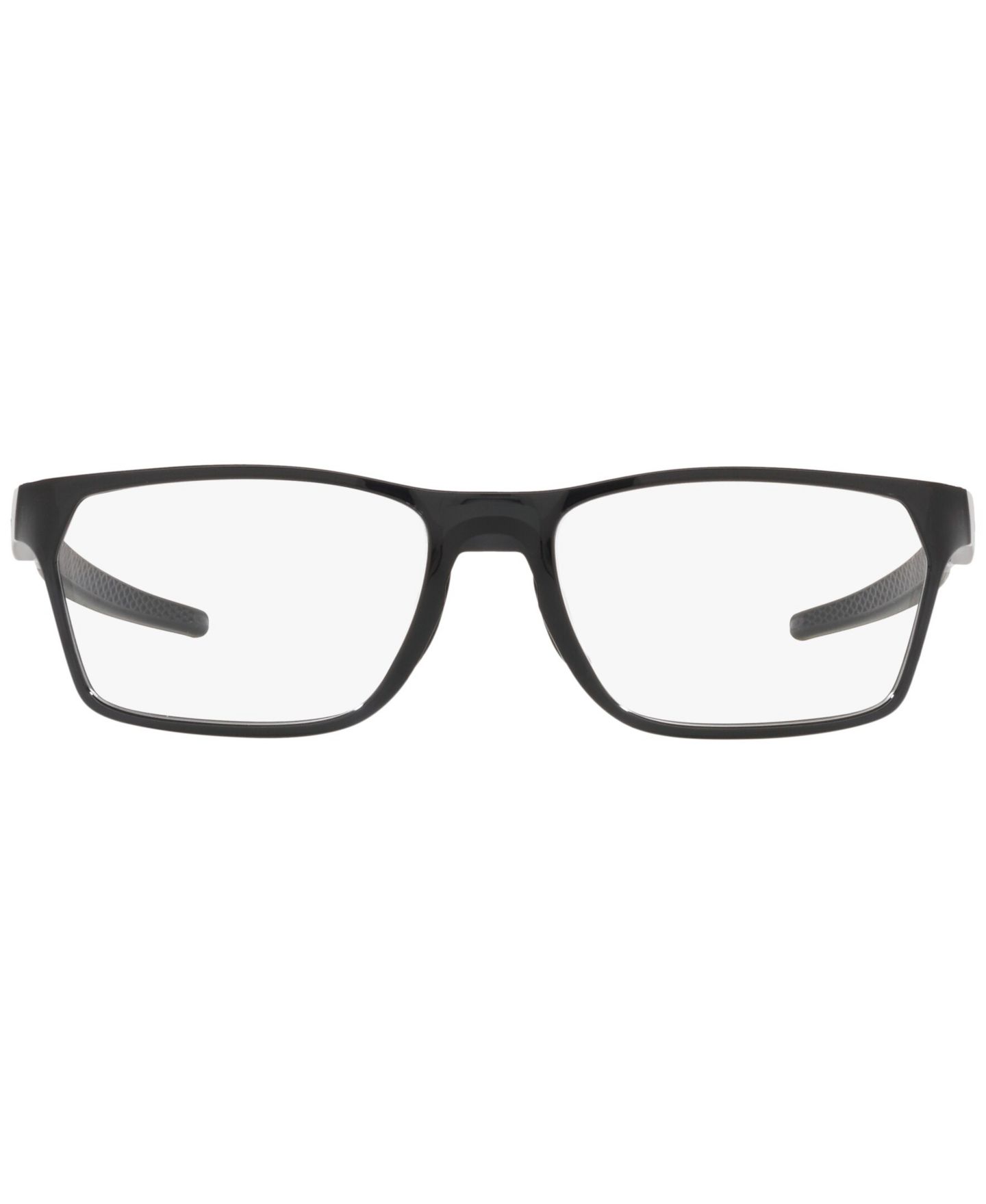 Мужские очки Celine Oakley Man Rectangle Plastic OX8032 Hex Jector Eyeglasses, цвет: Чёрный чернильный — фото 2