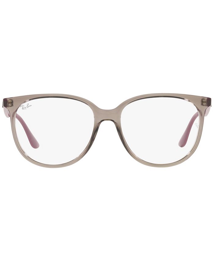Ray-Ban RB4378V Optics Women's Square Low Bridge Fit Eyeglasses - Macy's
