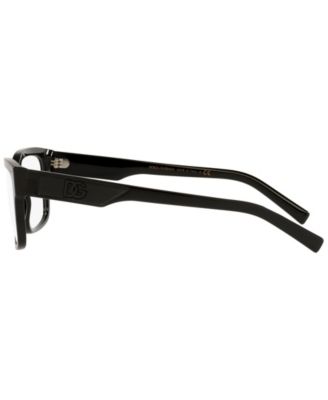 Dolce&Gabbana DG3352 Men's Rectangle Eyeglasses - Macy's