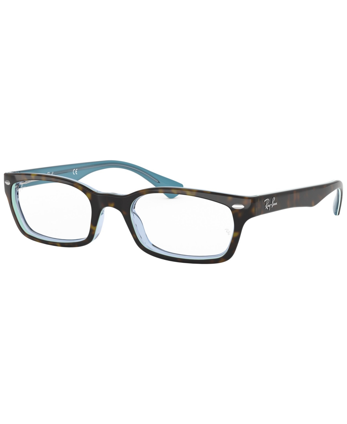 RX5150 Unisex Rectangle Eyeglasses - Tortoise