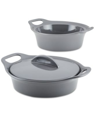 3-Pc. Ceramic Casserole Bakers Set