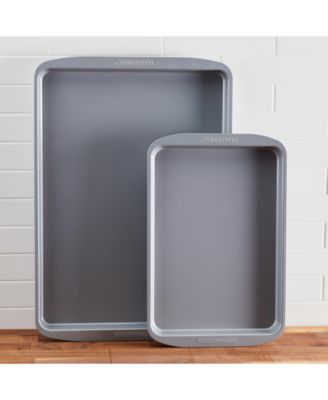 SmartBrown Nonstick Bakeware Sheet Pans, Set of 2